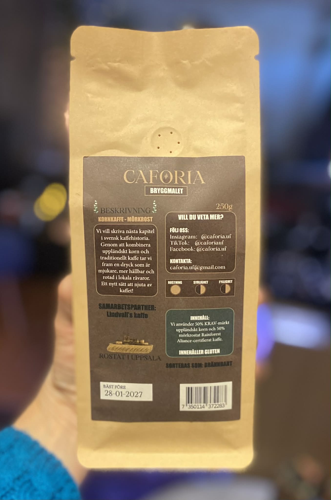 Kornkaffe från Caforia