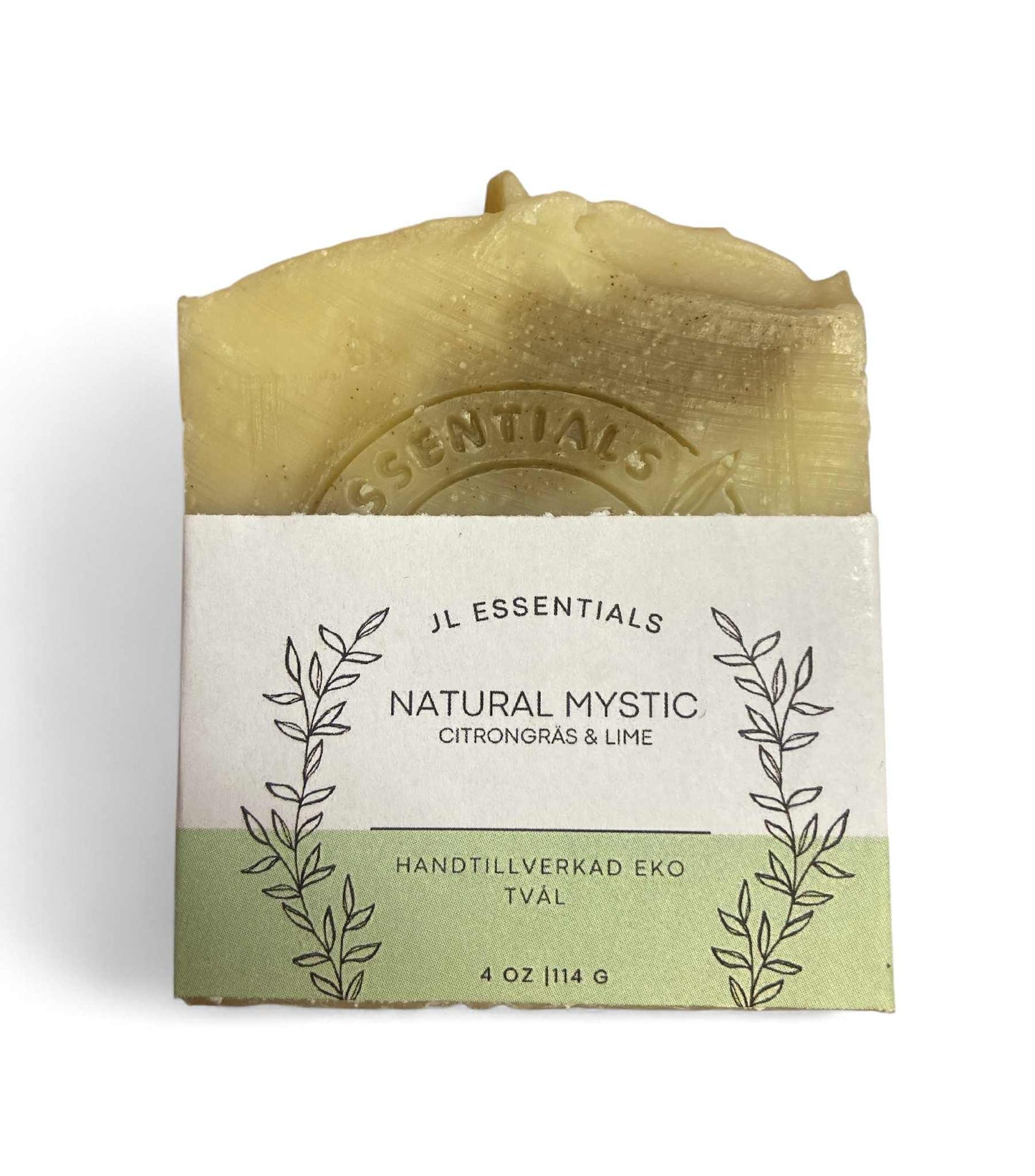 Handgjord Ekologisk Tvål - 'Natural Mystic' - Citrongräs & Lime