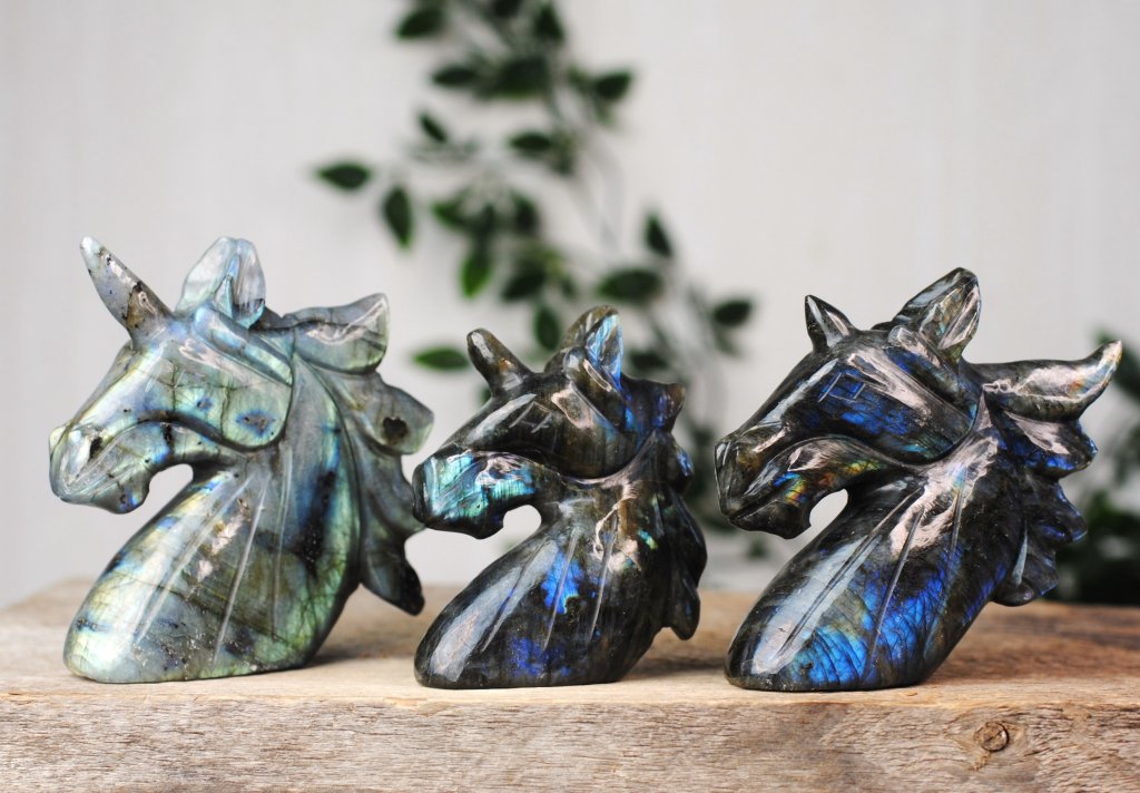 Labradorit - Enhörningshuvud