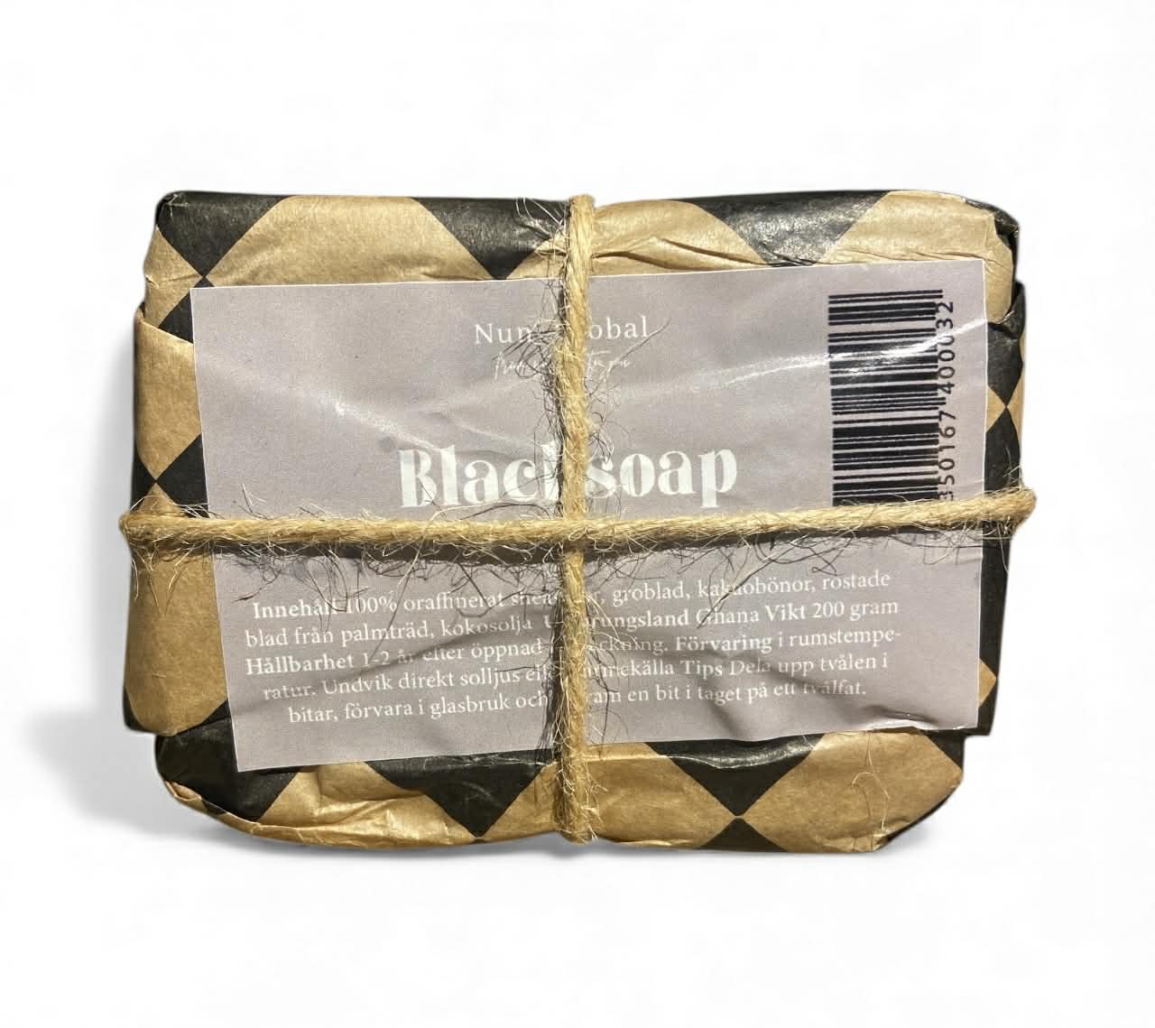Oraffinerad Black Soap – 200g