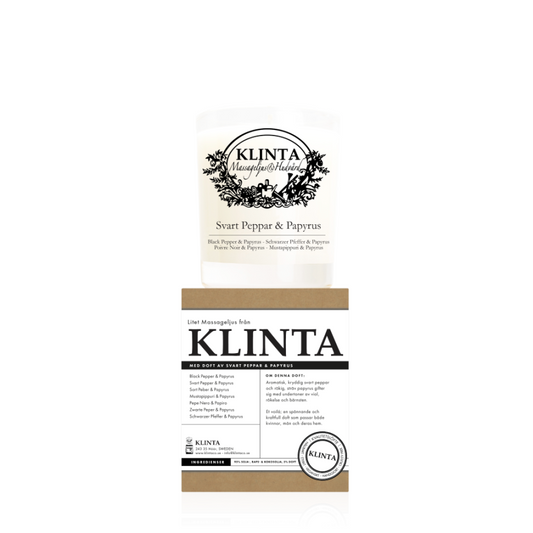 Lilla Klintaljuset Svart Peppar & Papyrus