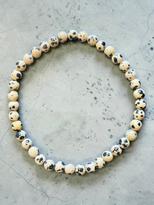 Armband, Dalmatine Jaspis