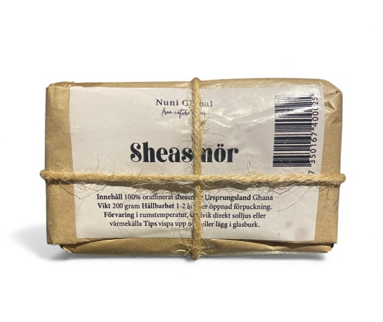 Oraffinerat Sheasmör – 200g
