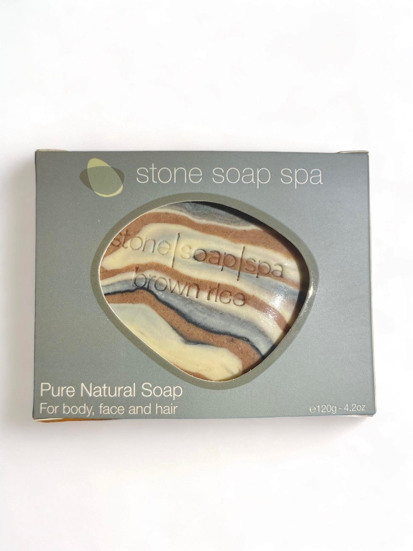 Stone soap - brunt ris tvål