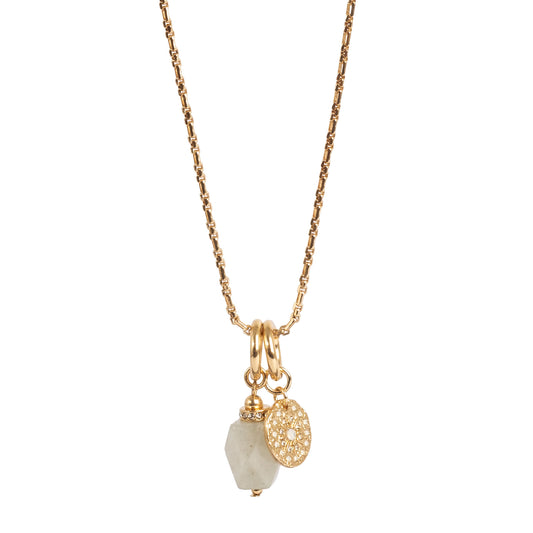 Lång halskedja med Aventurin 'Serenity', A&C Oslo