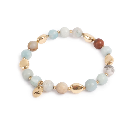 Armband 'Serenity' med Amazonit, A&C Oslo