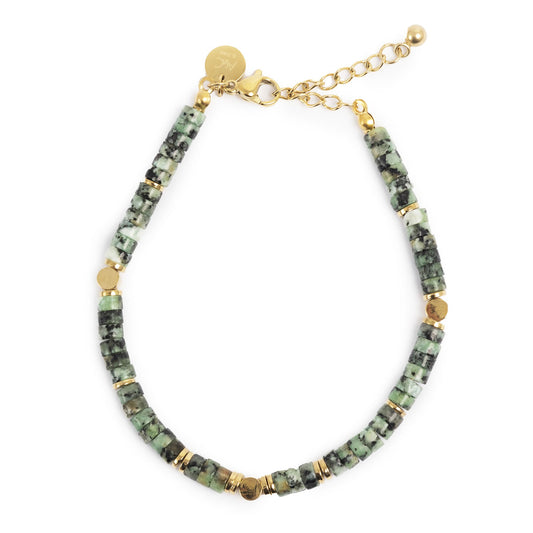 Armband med gröna stenar, 'Wild Nature', A&C Oslo