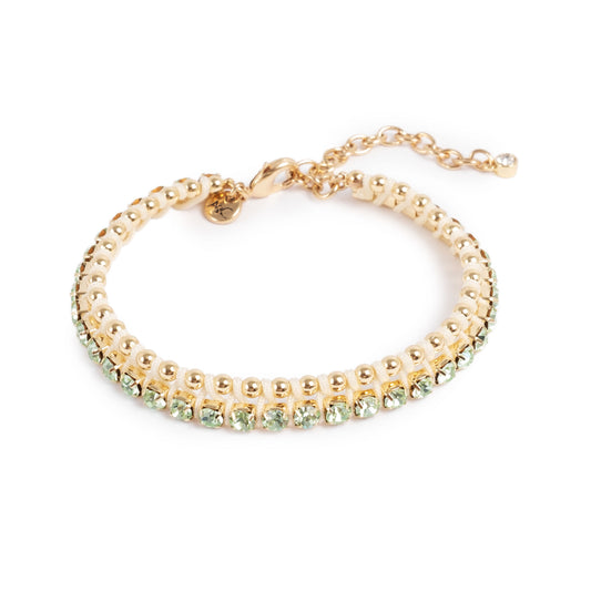 Armband, 'Friendship', gröna stenar, A&C Oslo