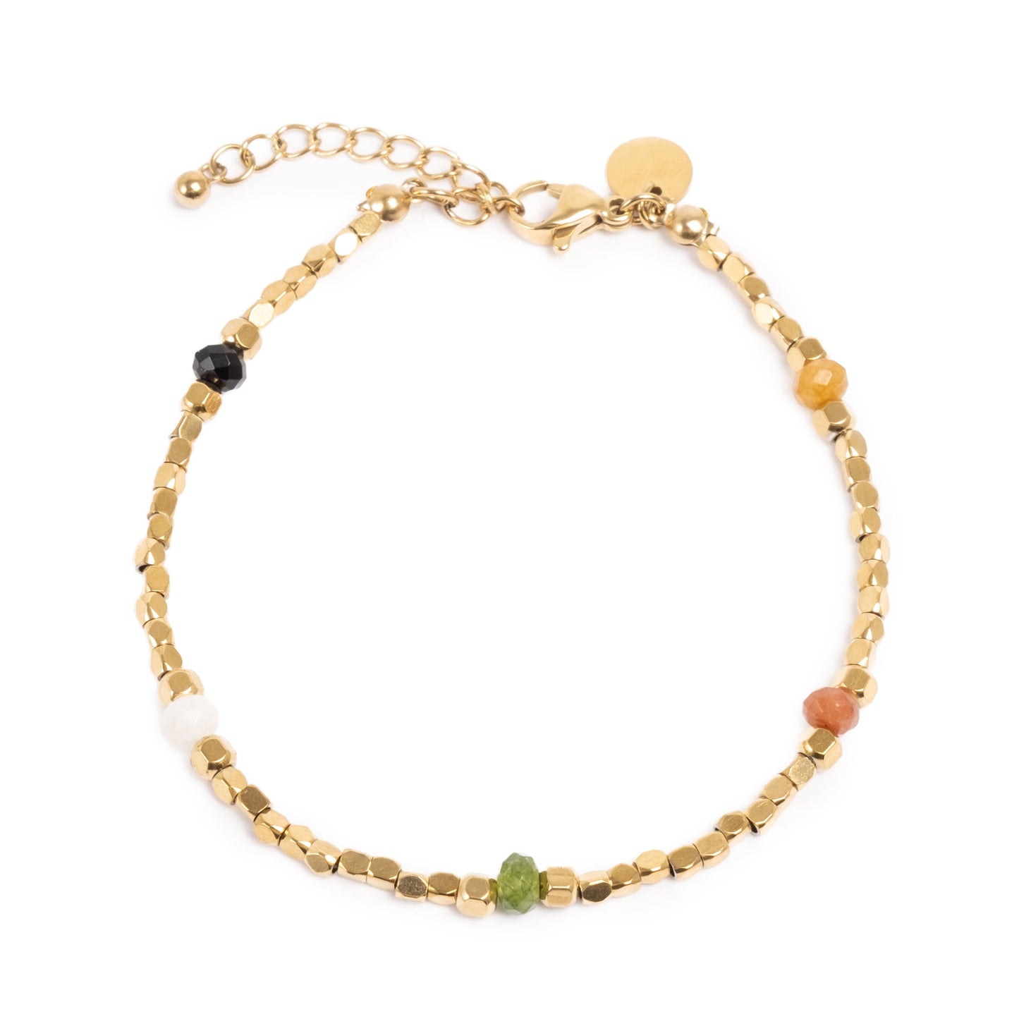 Armband med små stenar i olika färger, A&C Oslo